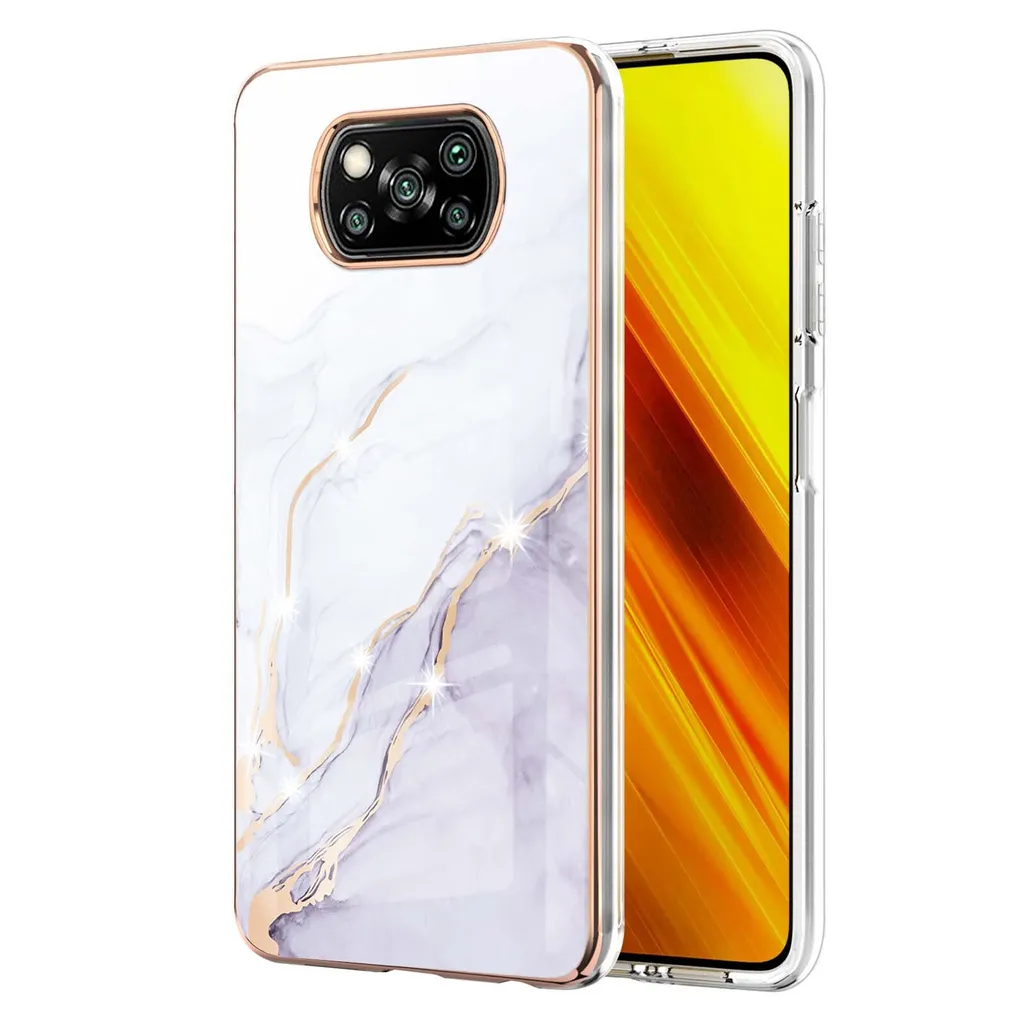 Cover Slim Xiaomi Poco X3 / X3 Pro Marmo - Antiurto e Leggera