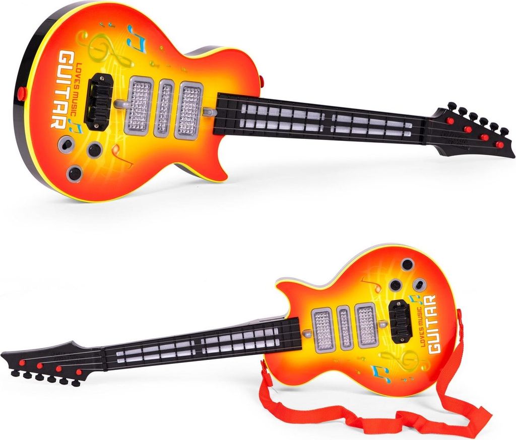 Kinder-Rockgitarre mit Infrarot-Lernsystem