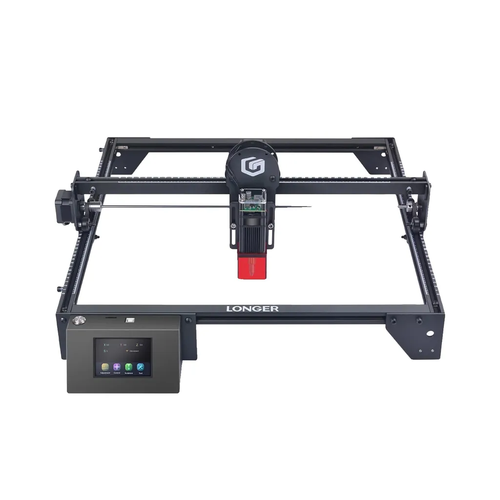 Machine de gravure laser 10W et découpeur bois avec écran de 3,5"