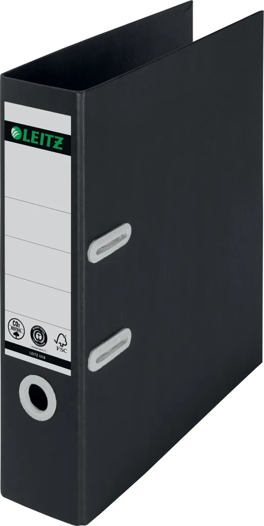 Raccoglitori Leitz 10180095 Recycle Nero A4 8cm | Efficienza Ufficio