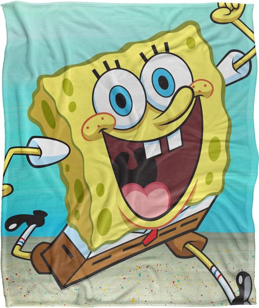 SpongeBob SquarePants - Figur Decke, Seidig, Supersoft Produktbild 