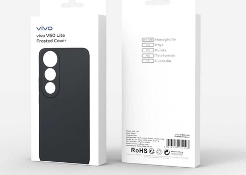 Vivo Back Cover TPU Case V50 Lite black