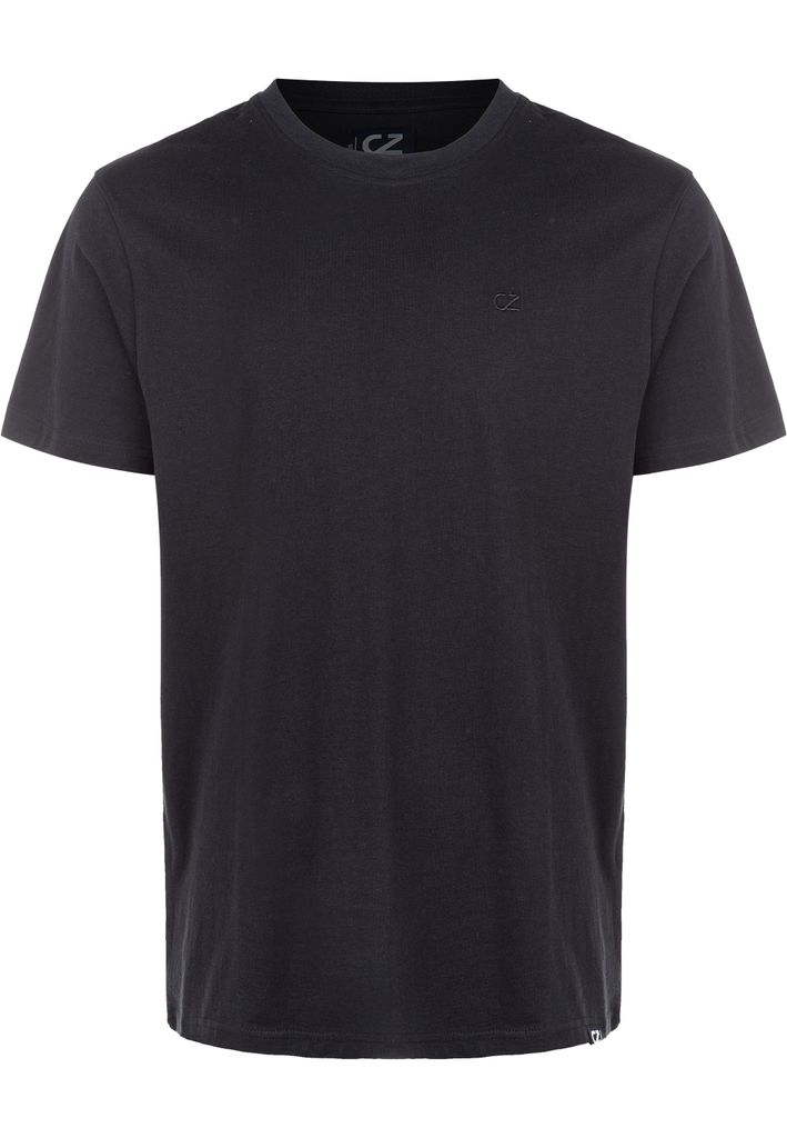 Cruz T-Shirt Highmore aus reiner Baumwolle 1001 Black 4XL