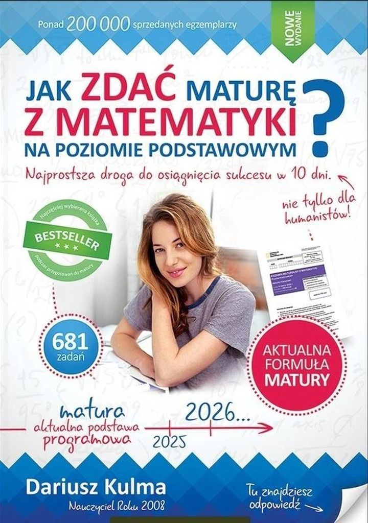 Jak zdać maturę z matematyki - Poziom podstawowy 2024-2026 Produktbild 