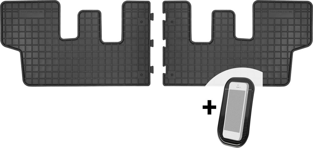 Gummimatten Auto Fußmatten Automatten Passgenau 2-teilig Set - passend für Citroen C4 Picasso II ab 2013