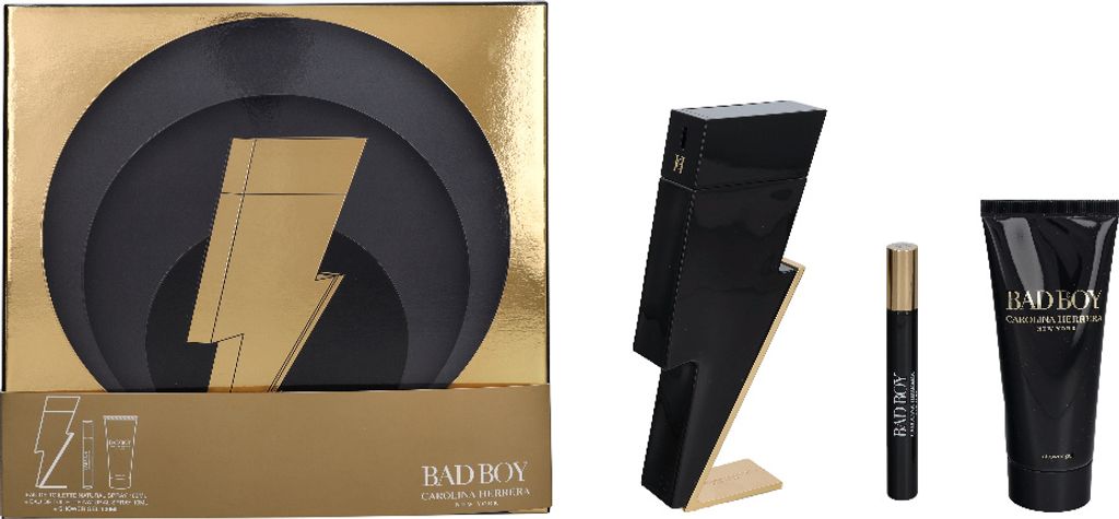 Dárková sada Carolina Herrera Bad Boy 100ml/sprchový gel Obrázek produktu 