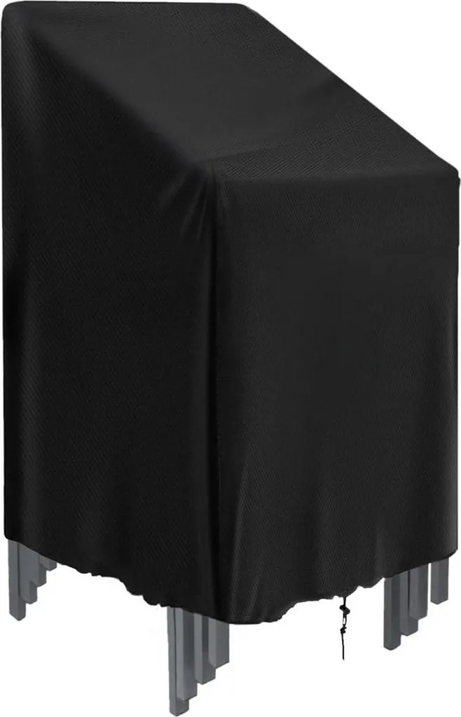Housse de protection chaise jardin empilable bâche étanche extérieure