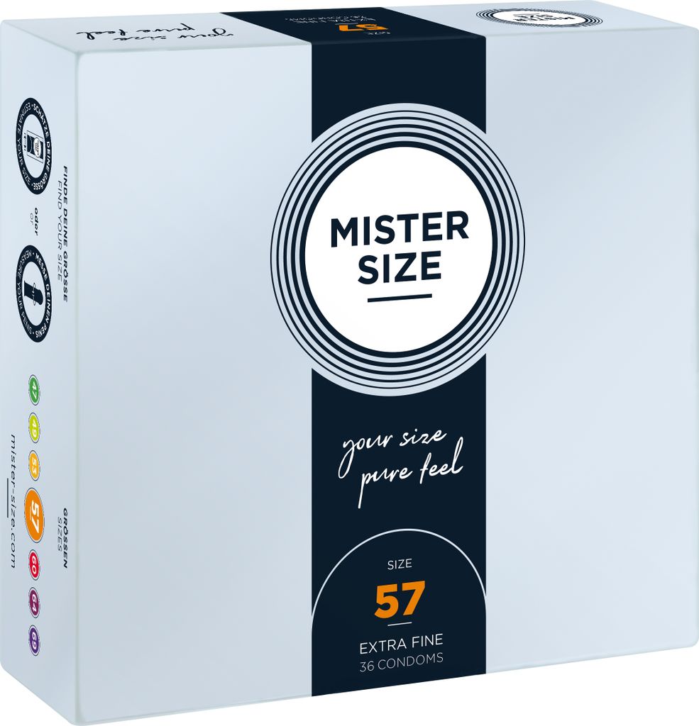 36er Mister Size Kondome 57mm - Gefühlsecht & Extra Feucht Produktbild 