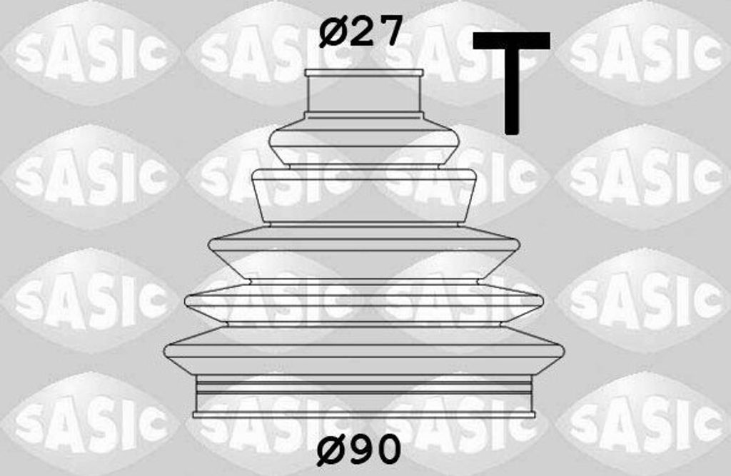 SASIC Faltenbalgsatz Antriebswelle Vorne Radseitig für OPEL COMBO Kasten/Kombi (X12) 1906112