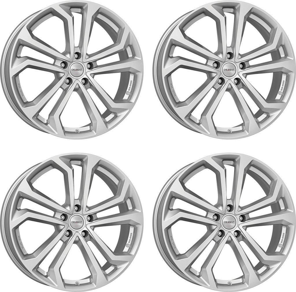 4 Dezent TA silver Felgen 7.5Jx18 5x114.3 für KIA Carens Ceed E-Soul Niro Opirus Optima Pro Ceed Proceed Sorento Soul Sportage Venga Xceed