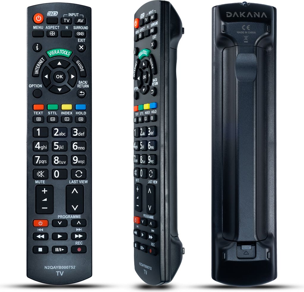 Dakana Fernbedienung für Panasonic N2QAYB000752 Fernseher Produktbild 