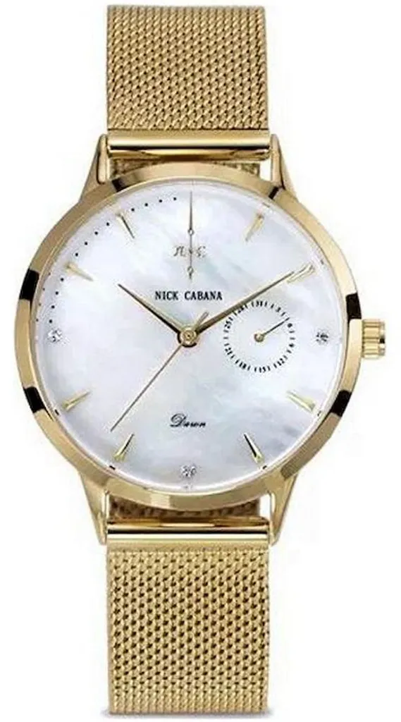 Montre Nilaya Dawn NC210 Nick Cabana en Maille Milanaise Or Rose Chic