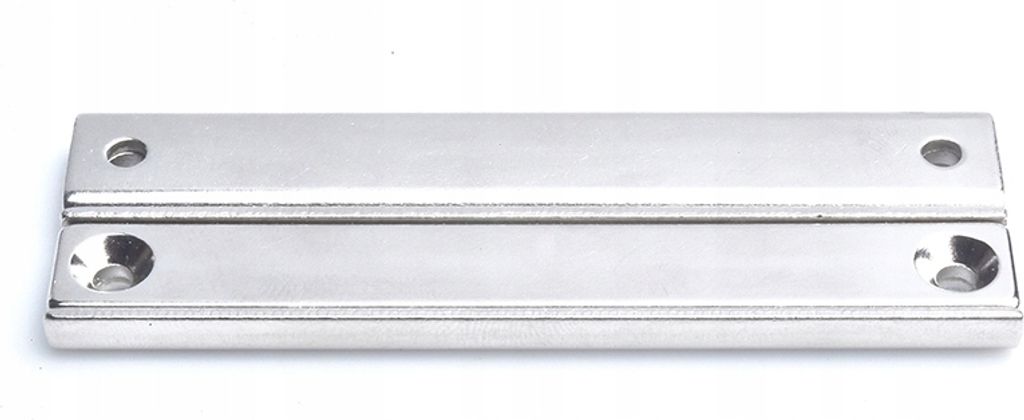Magnetischer Plattenhalter mit Schraubloch UMP 80x13,5x5 N 1 Stück, Extrem stark, Magnettafeln, Kühlschränke, Whiteboards, DIY