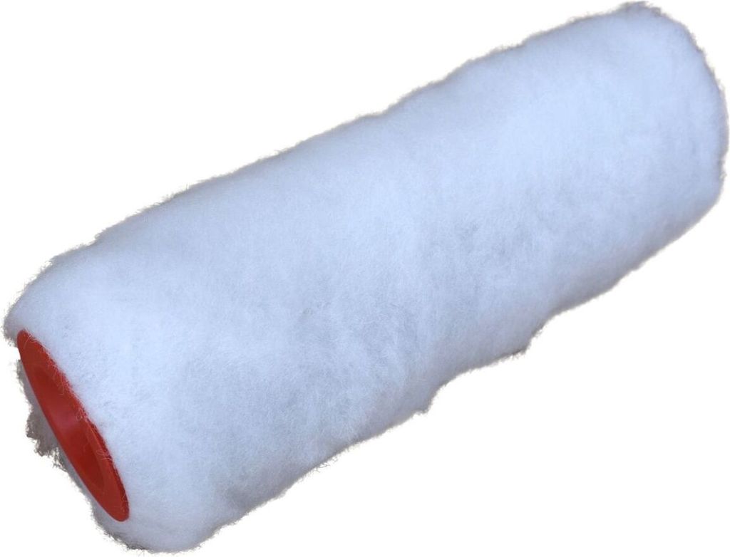 Ersatzwalze 18cm Farbrolle Farbwalze Polyesterfaser weiß für glatte Untergründe