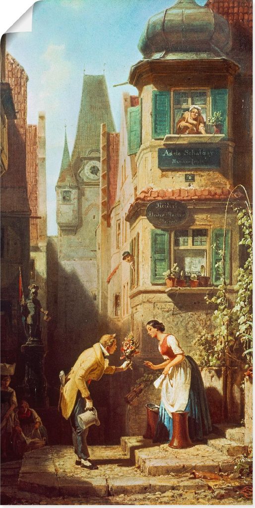 ARTland Poster Der ewige Hochzeiter. Um 1855/58 Größe: 20x40 cm