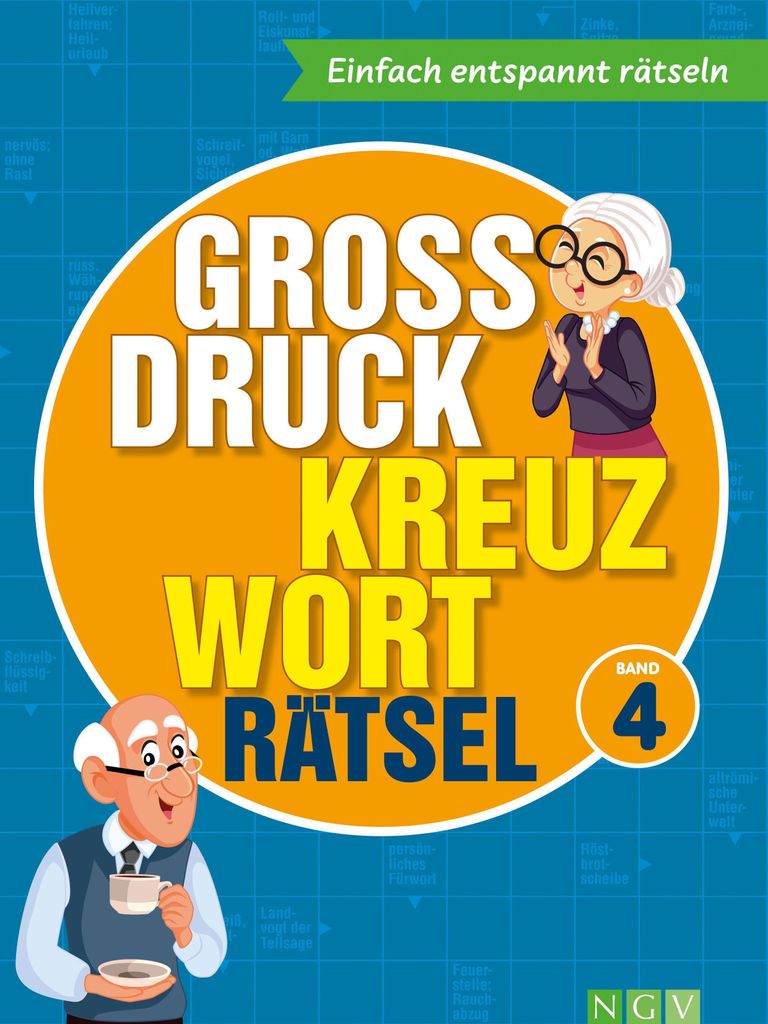 Großdruck Kreuzworträtsel Band 4 -  Rätselbuch für Senioren Produktbild 