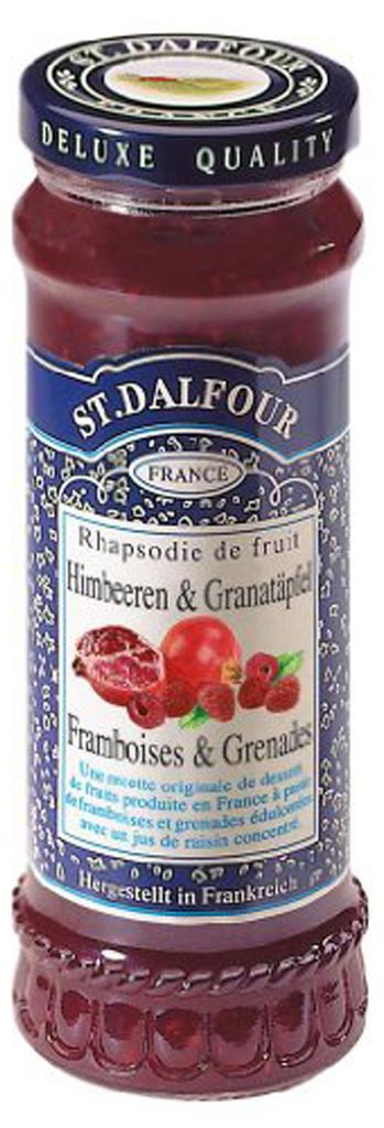 St. Dalfour dżem do smarowania z malin i granatu 280g Zdjęcie produktu 