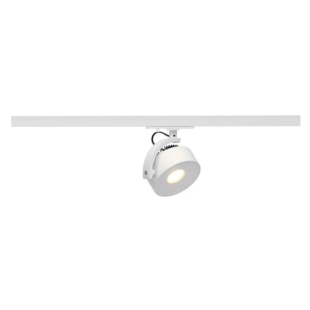 Spot orientable LEDDISK SLV KALU blanc 3000K haute luminosité pour rail