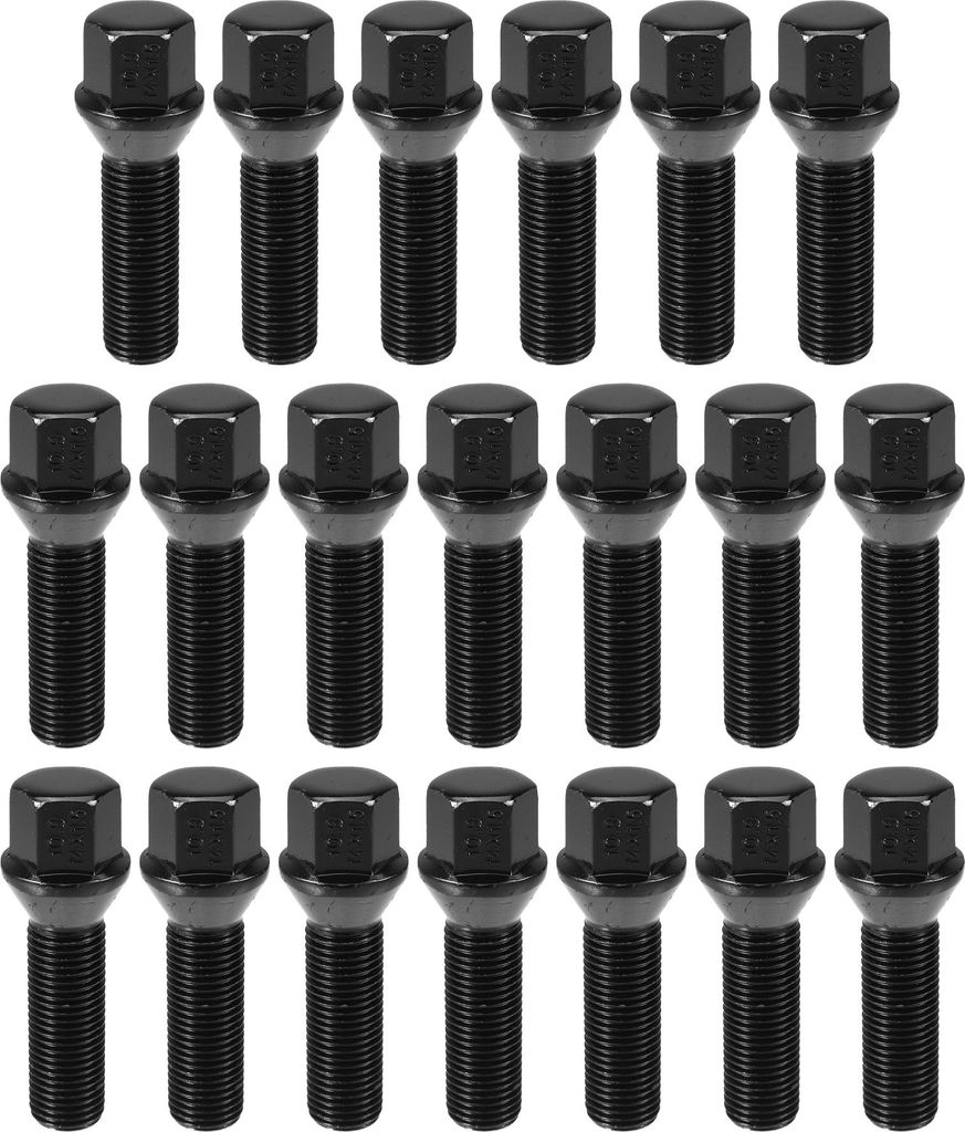 Verlängerte Radbolzen M14x1.5 Kegelsitz 40mm Schaft - 20 Stück