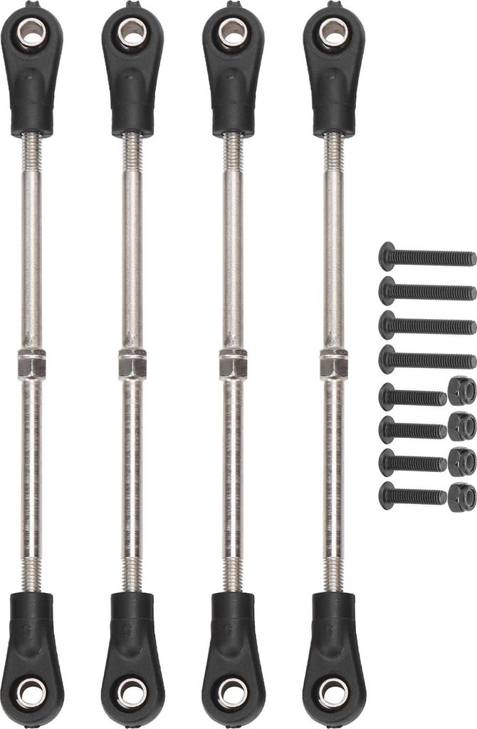 4pcs einstellbare hintere obere Suspensions Arms -Stange Bindung für 1/10 RC -Auto -LKW