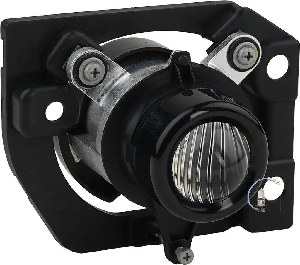 Phare Antibrouillard Johns Verre Transparent H3 pour Fiat 500 Droite