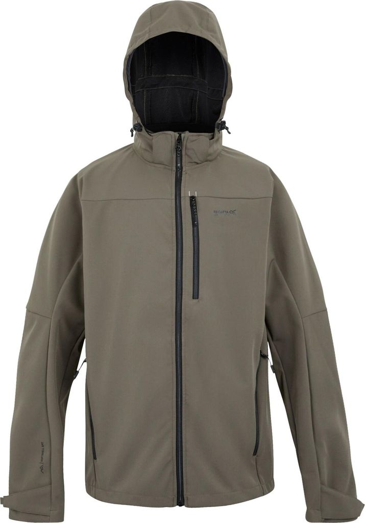 Regatta - "Arana" Softshelljacke für Herren RG10665 (XL) (Grün/Schwarz)