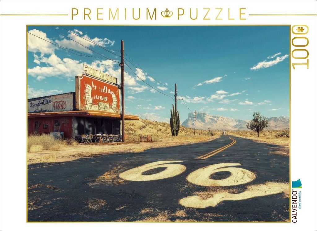 CALVENDO Puzzle Von hier nach irgendwo | 1000 Teile Lege-Größe 64x48cm Foto-Puzzle für glückliche Stunden