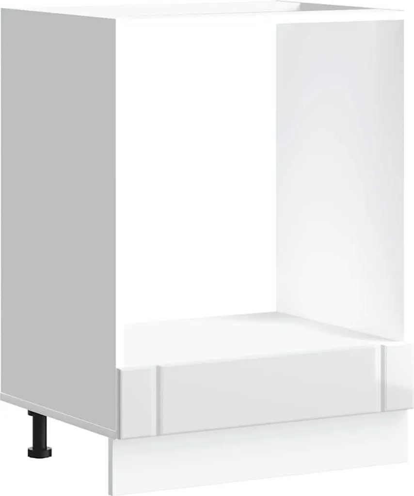 Armadio Cucina Lucca vidaXL Bianco Lucido | Dispensa Facile da Pulire
