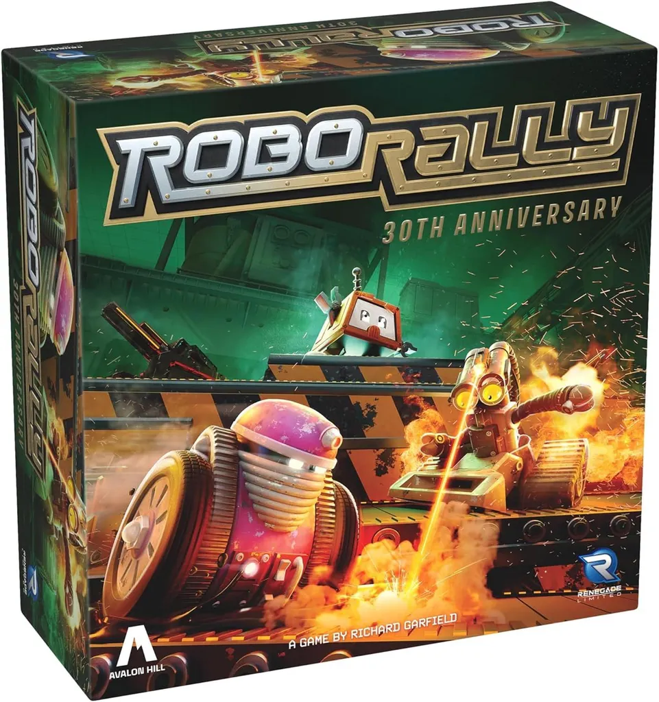 Robo Rally 30e Anniversaire avec Figurines Peintes et Plateaux Mobiles