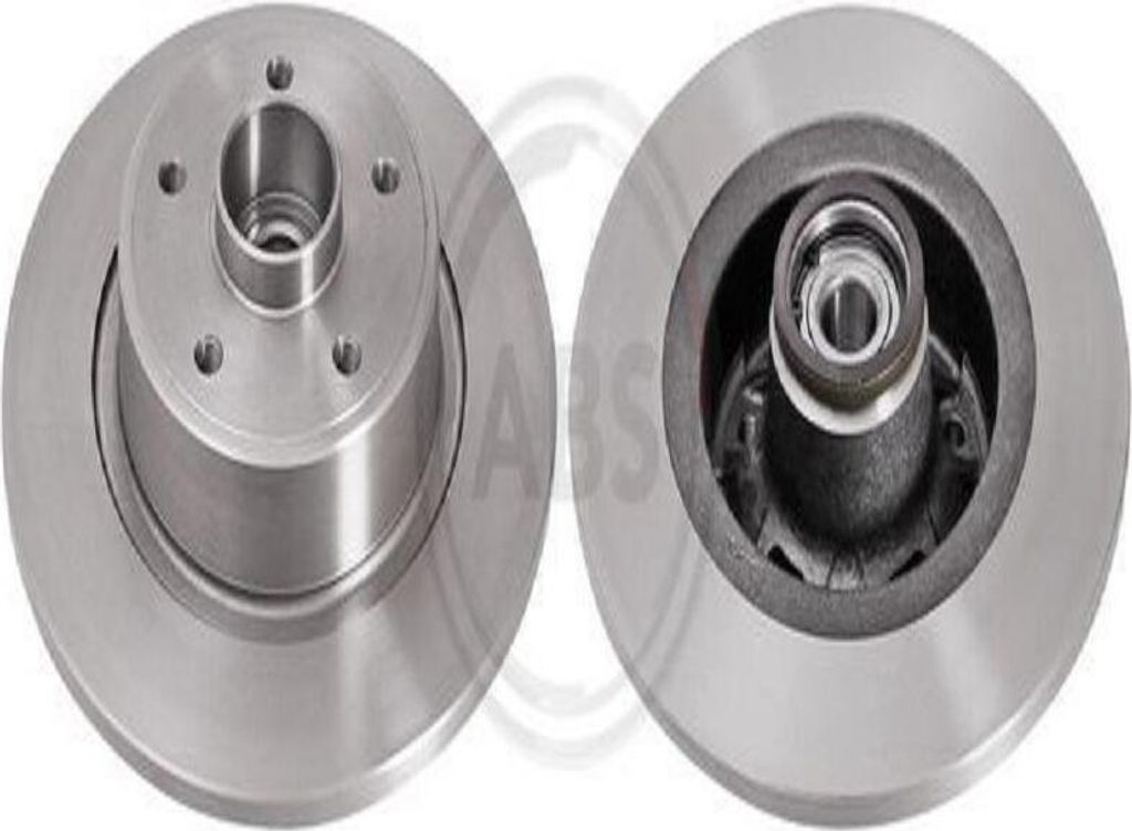 2x A.B.S. Bremsscheibe 17736C für RENAULT SCÉNIC II (JM0/1_) 80 7mm 6 62kg 270mm