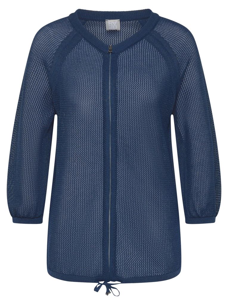 Rabe Strickjacke in Dunkelblau 44