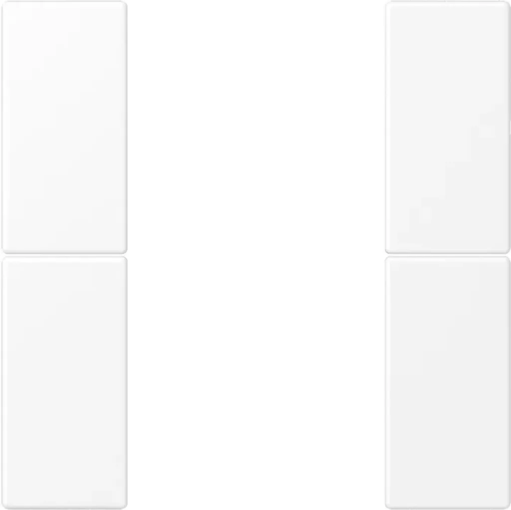 Clavier Jung double F50 série LS blanc neige mat LS502TSAWWM KNX