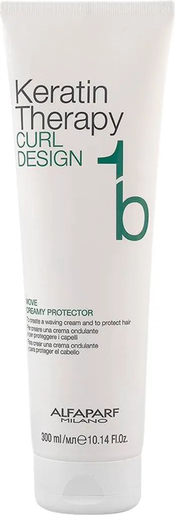 Protettore Capelli Alfaparf Curl Design 1b 300ml - Keratina e Babassu
