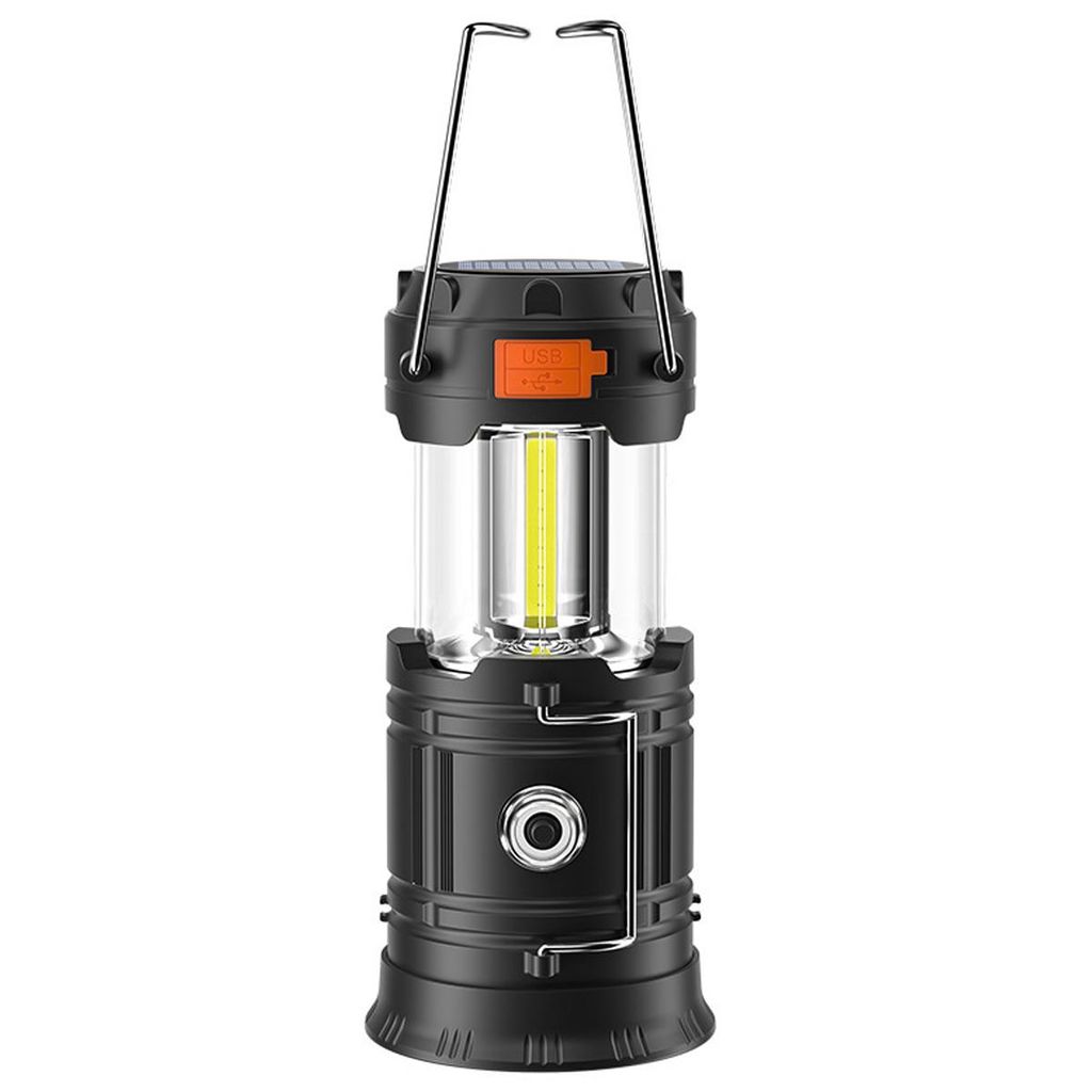 Hochleistungs-Solar-Taschenlampe mit Handkurbel (1200 mAh), Produktbild 