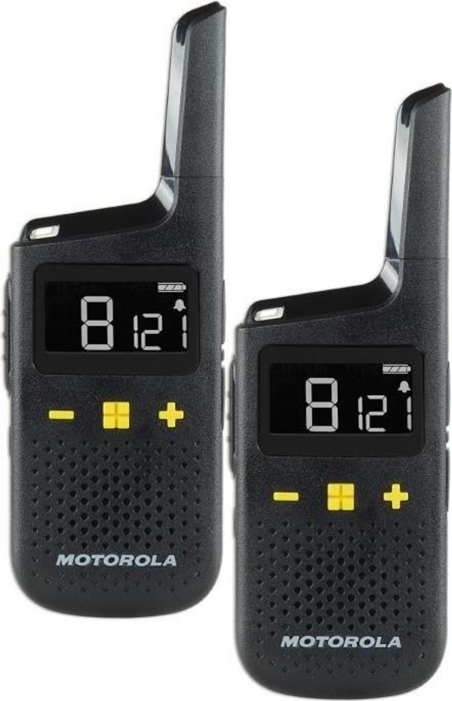 Funkgerät Motorola XT185, PMR, 16 Kanäle, 446.00625 - 446.19375 MHz, Li-Ion Akku 24h, 2 Batterien enthalten