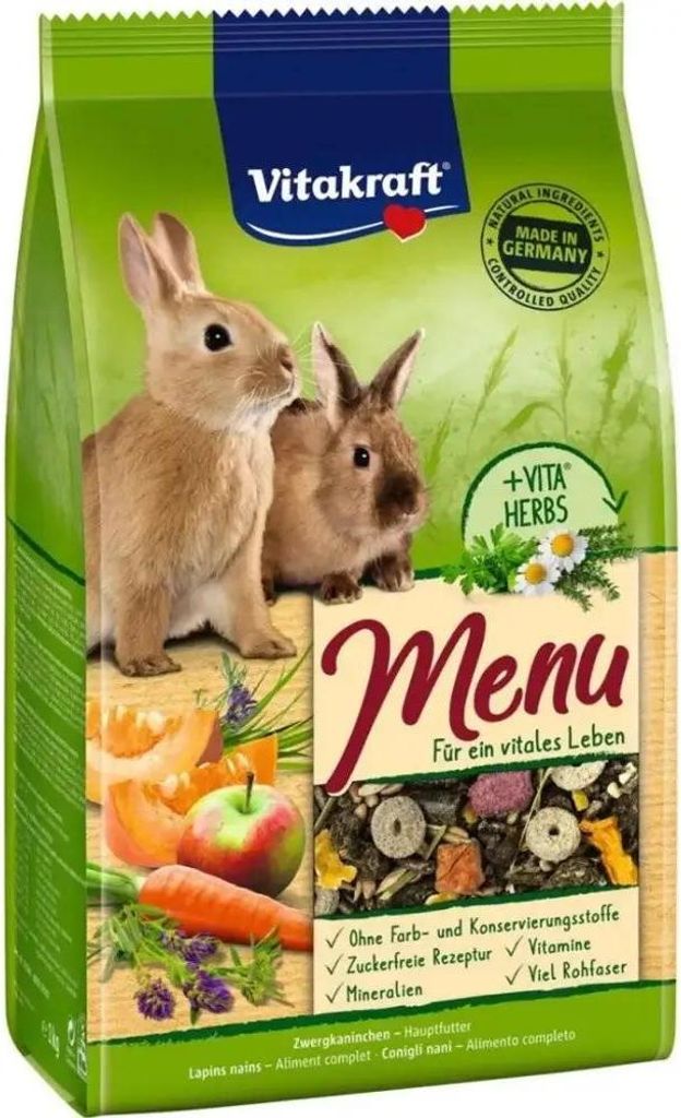 VITAKRAFT Menu Vital - karma dla królików - 3kg Zdjęcie produktu 