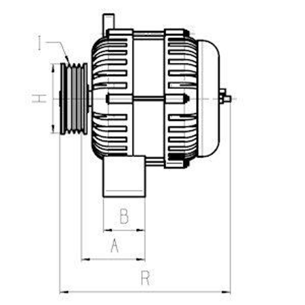 HC-Cargo 113231 Starter Anlasser 0,5kW 12V