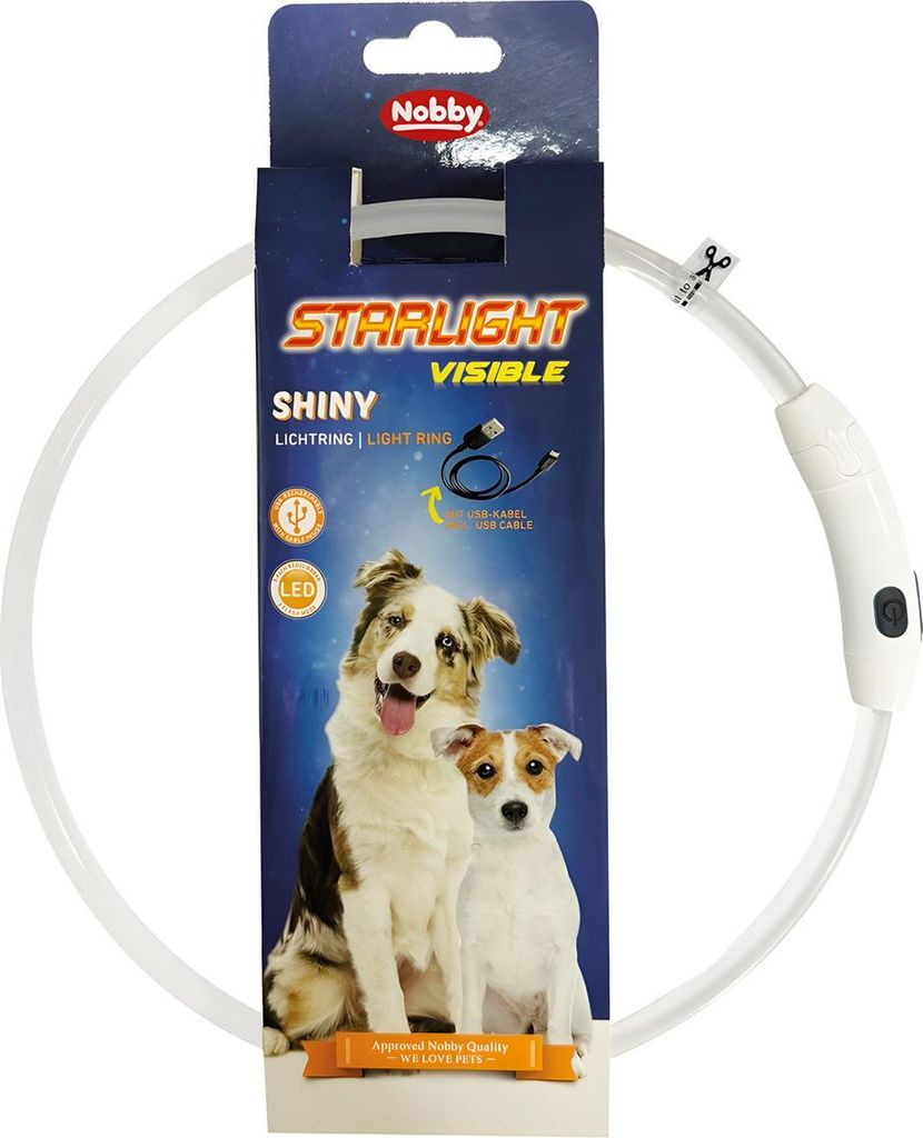 Nobby LED Lichtring "SHINY" transparent Ø8 mm, 65 cm