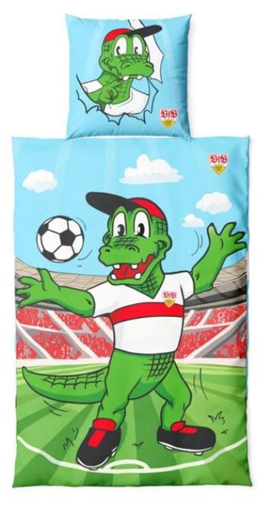 VfB Stuttgart Wendebettwäsche Fritzle Produktbild 