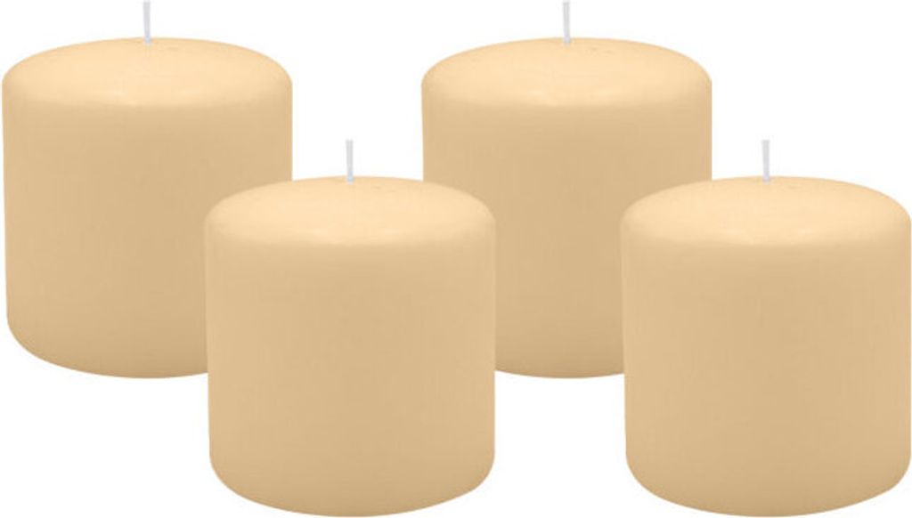 4er Set Adventskranzkerzen Pinie Ø 100 x 100 mm