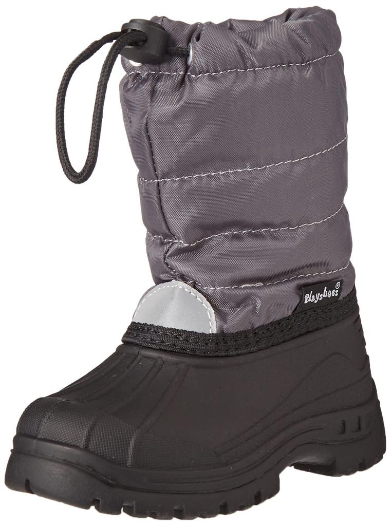 Playshoes Uni-Kinder Schneestiefel, Grau (33 Grau), Größe Produktbild 