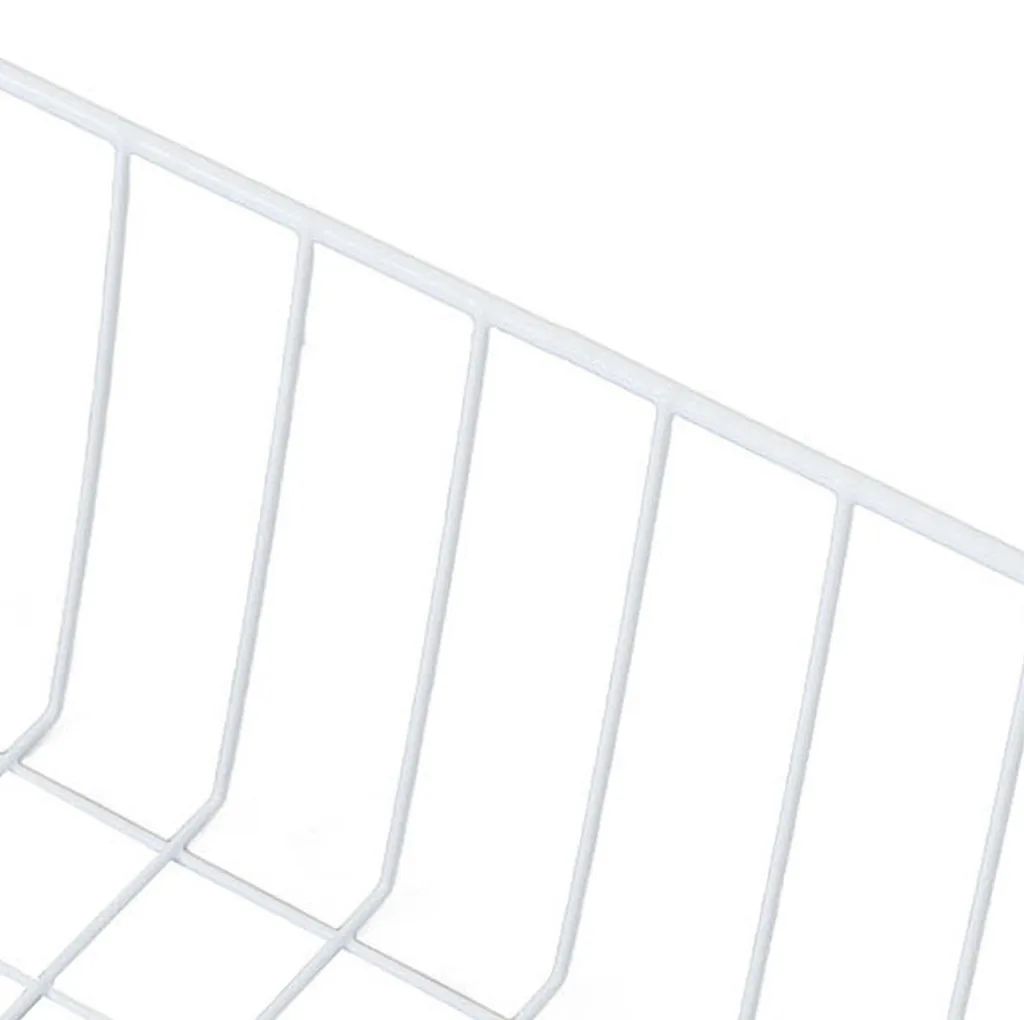 Lot de 2 Paniers Congélateur en Fil Métallique PE L 42,5 x l 24,5 x H 20 cm