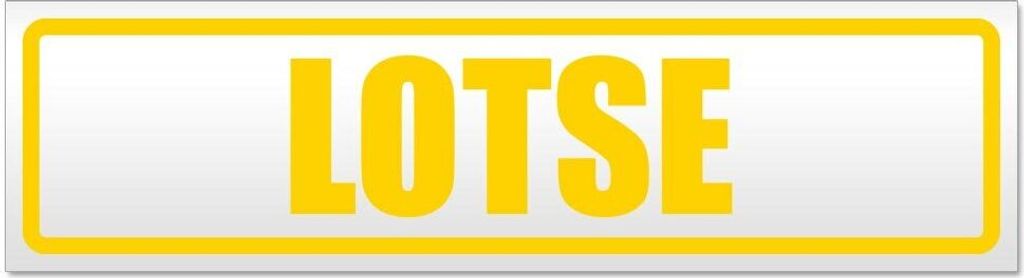 Kiwistar LOTSE Magnetschild Schild magnetisch - 60cm Gelb - Magnetfolie für Auto PKW Kfz