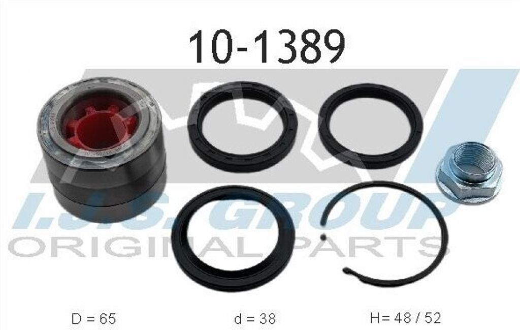 IJS GROUP Radlagersatz Hinten Links Rechts für SUBARU FORESTER (SG) 65mm 10-1389