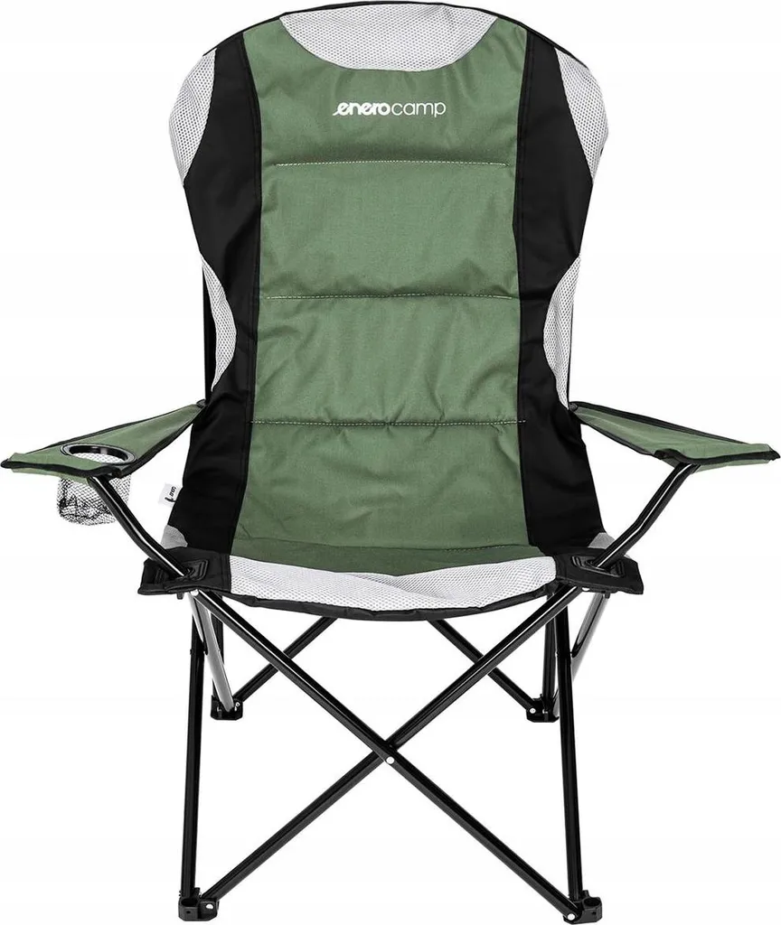 Fauteuil de pêche contre le mal de dos - Siège léger et stable kaki