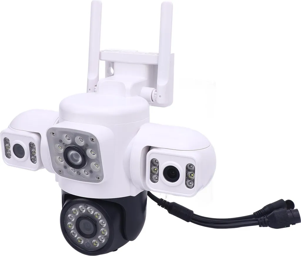 Caméra de surveillance extérieure WiFi rotative avec vision nocturne - 7