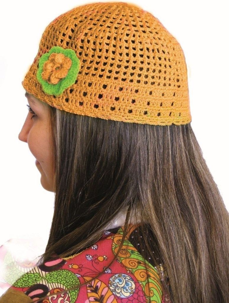 W56301-07 orange Damen Strickmütze Hippiemütze KW-Kopfweite Produktbild 