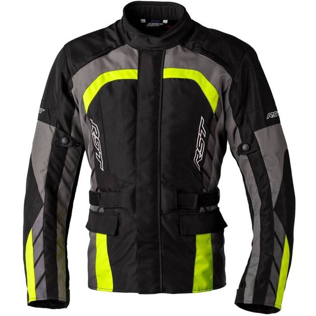 RST Alpha 5 CE Textil-Jacke - Schwarz/Flo Gelb Größe 3XL