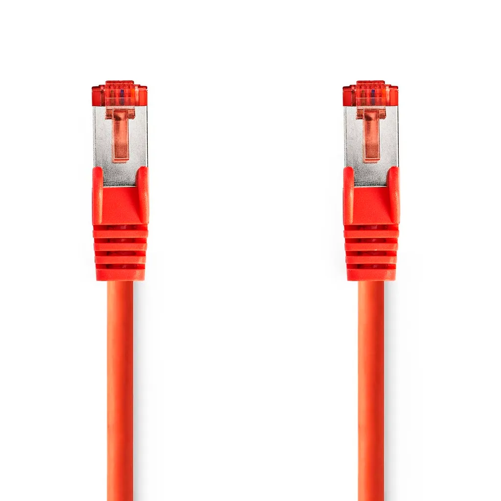 Cavo Ethernet 3 Metri CAT6 S/FTP Rosso | Alta Velocità 1Gbps RJ45