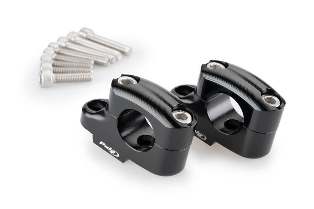 PUIG 21751N Pullback Lenkererhöhungen passend fuer UNIVERSAL UNIVERSAL Schwarz